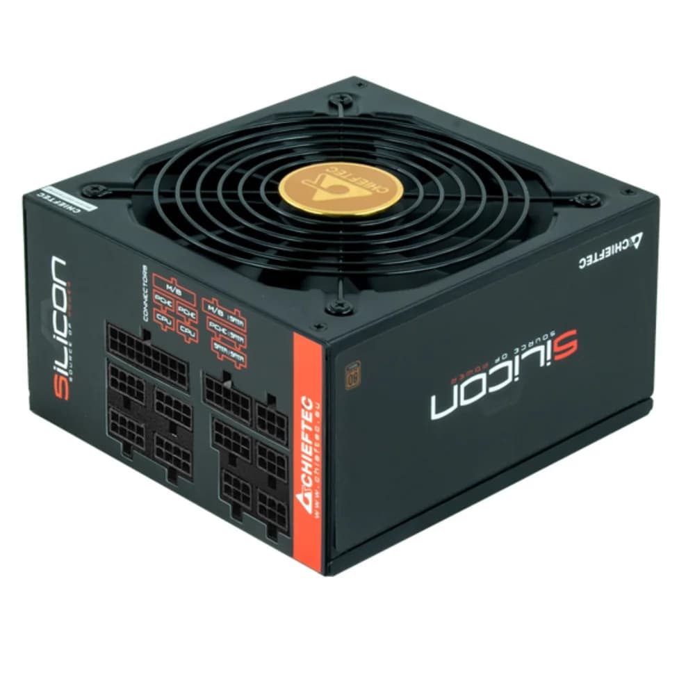 Блок питания Chieftec Silicon SLC-850C (ATX 2.3, 850W, 80 PLUS BRONZE, Active PFC, 140mm fan, Full Cable Management) Retail