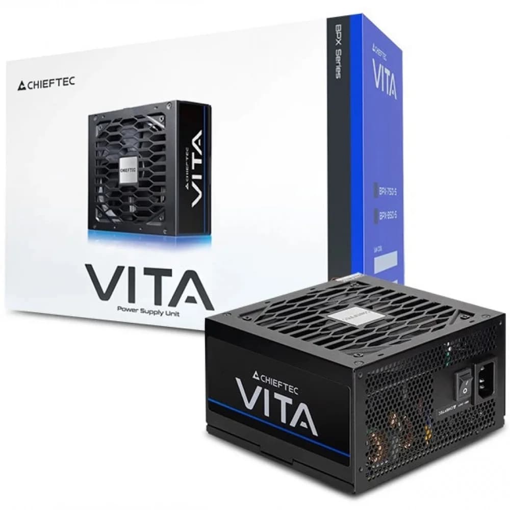 Блок питания CHIEFTEC Vita BPX-850-S, 850Вт, 120мм, черный, retail