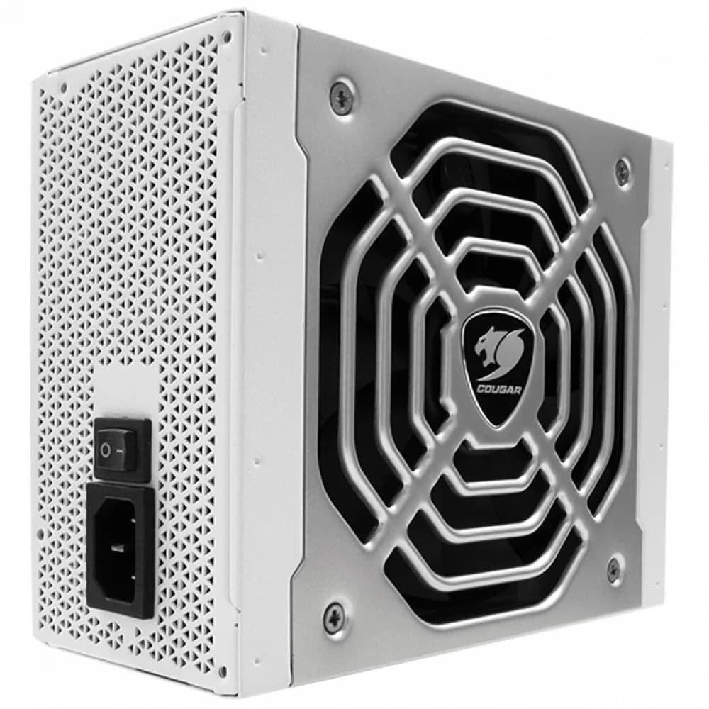Блок питания, Cougar, Polar X2 1050, 1050W, ATX 3.0, APFC, Platinum, 20+4 pin, 2*4+4pin, 8pin, 12*Sata, 4*Molex, 7*PCI-E 6+2 pin, 1*(16Pin)12VHPWRl, Вентилятор 13.5 см, Модульный, Кабель питания, Бе
