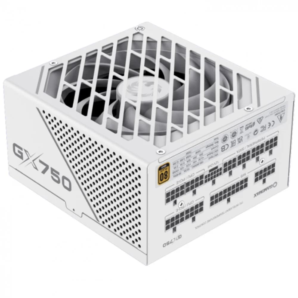 Блок питания, Gamemax, GX-750 PRO WT PCIE 5.0 ATX 3.0, 214607500021, Белый