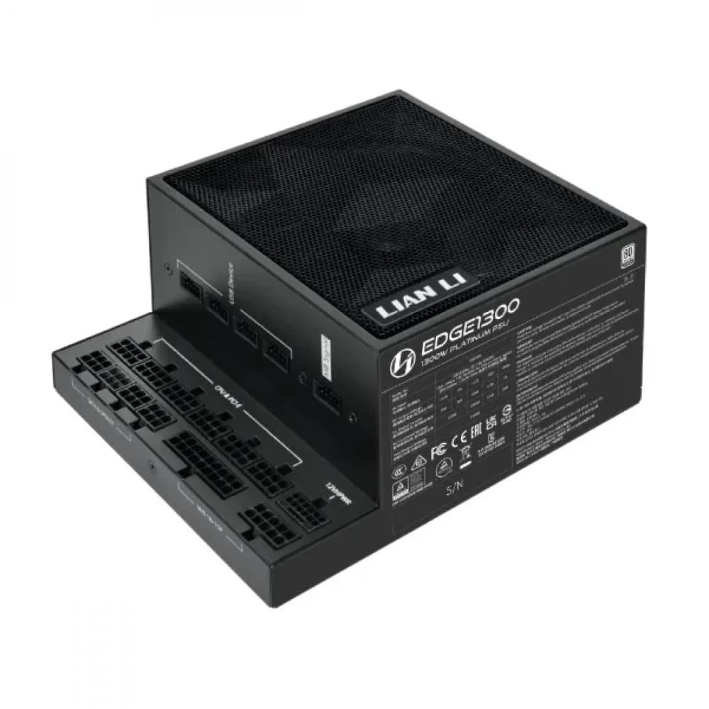 БП ATX 1300W Lian Li EG1300,Platinum,20+4/24+4/24+4+8/24+8+8,12cm,4x6+2p PCI-E,Black