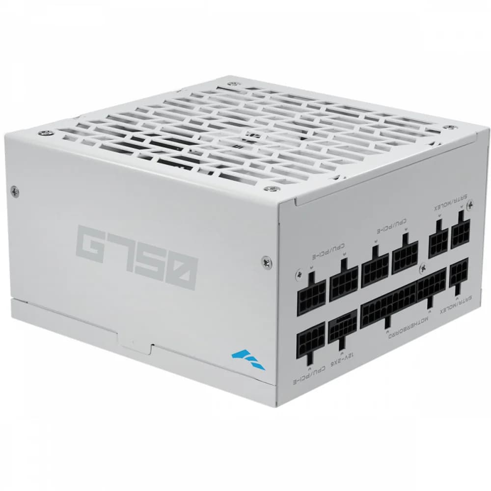 Блоки питания/ Power Supply SAMA G750 White (HAT-750yzB1G), 750W 80+ Gold (ATX, 3.1, PCIe 5.0, Full modular, 1x24(20+4)pin mesh 550mm, 2xCPU 8(4+4)pin 600mm+150mm, 2xPCIe*2 8(6+2)pin 550+150mm, 1x12