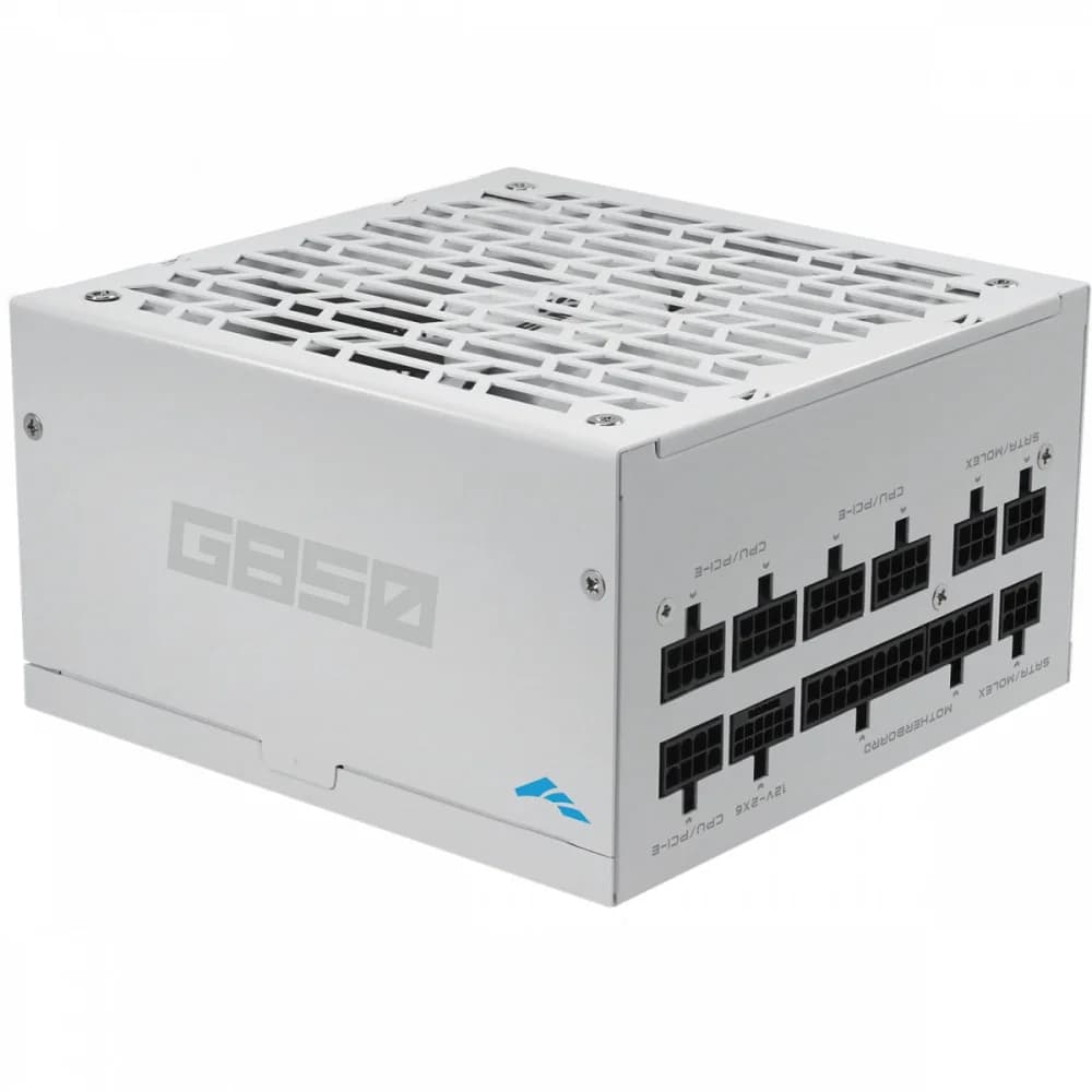 Блоки питания/ Power Supply SAMA G850 White (HAT-850yzB1G), 850W 80+ Gold (ATX, 3.1, PCIe 5.0, Full modular, 1x24(20+4)pin mesh 550mm, 2xCPU 8(4+4)pin 700mm, 2xPCIe*2 8(6+2)pin 550+150mm, 1x12VHPWR