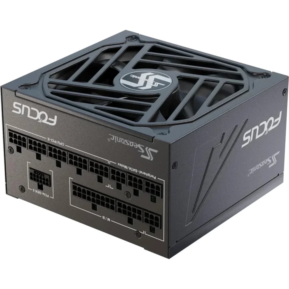 Блок питания Seasonic ATX 1000W Focus GX-1000 80+ gold (20+4pin) APFC 135mm fan 10xSATA Cab Manag RTL