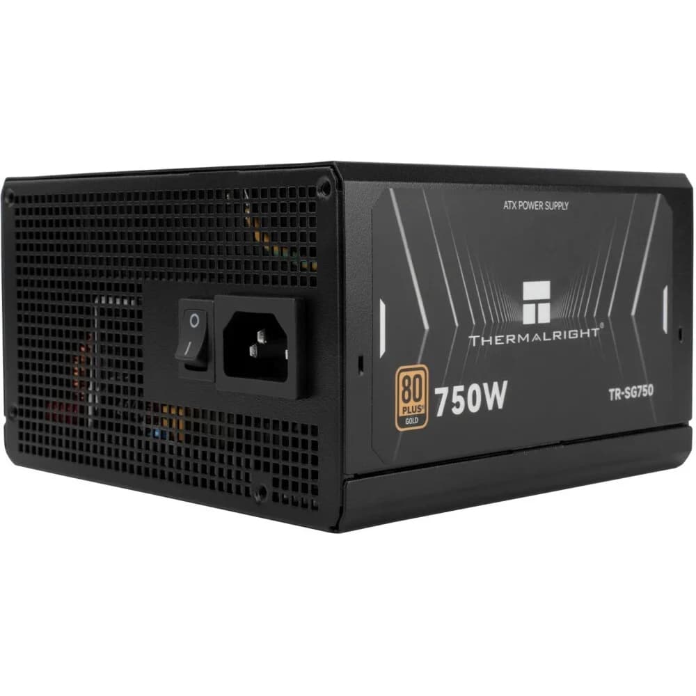 Блок питания 750W/ Power Supply Thermalright, 750W 80+ Gold (ATX, 3.1, PCIe 5.1, Full modular, 1x24(20+4)pin 600mm, 2xCPU 8(4+4)pin 650mm, 2xPCIe*2 8(6+2)pin 650+150mm, 1x12VHPWR PCIe 5.1 12+4pin 60