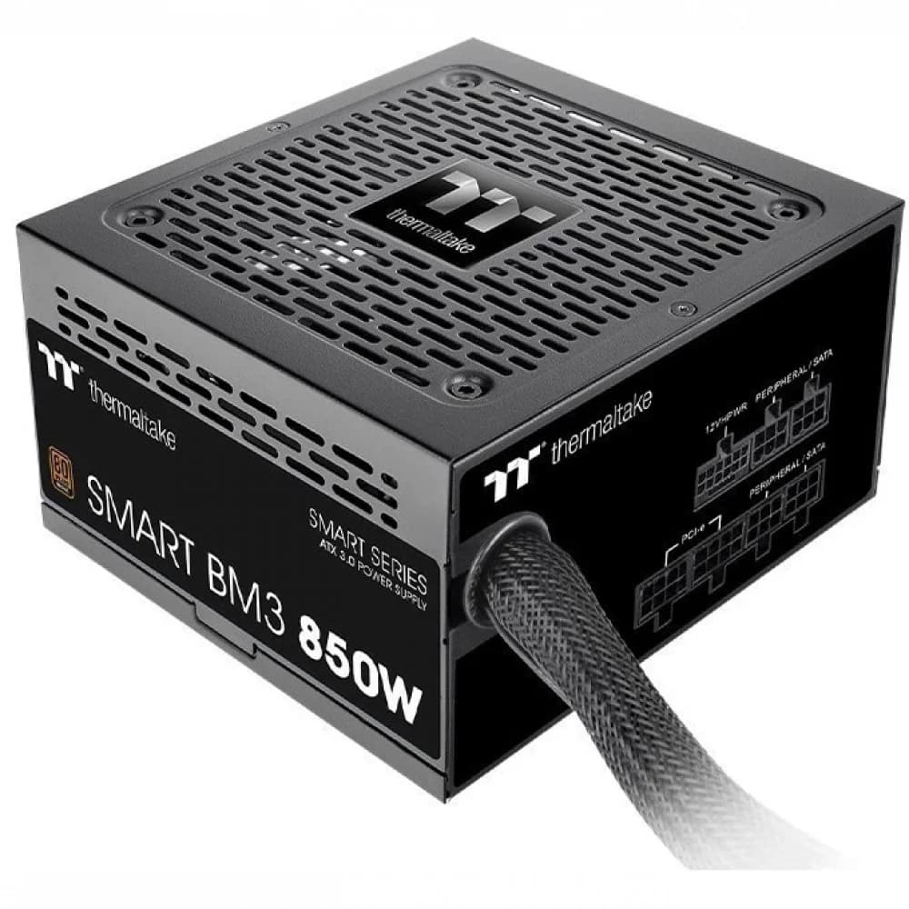 Блок питания Thermaltake Smart BM3 850 /Semi Modular/Non Light/Full Range/Analog/80 Plus Bronze/EU/JP Main CAP/All Flat Cables/Gen 5