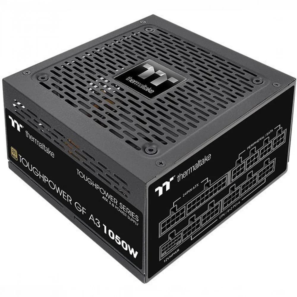 Блок питания Thermaltake ATX 1050W Toughpower GF A3 Gen.5 80+ gold (20+4pin) APFC 140mm fan color LED 12xSATA Cab Manag RTL