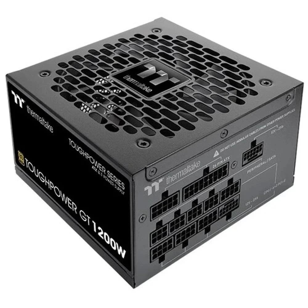 Блок питания Thermaltake ATX 1200W Toughpower GT 80+ gold 24pin APFC 140mm fan 12xSATA Cab Manag RTL