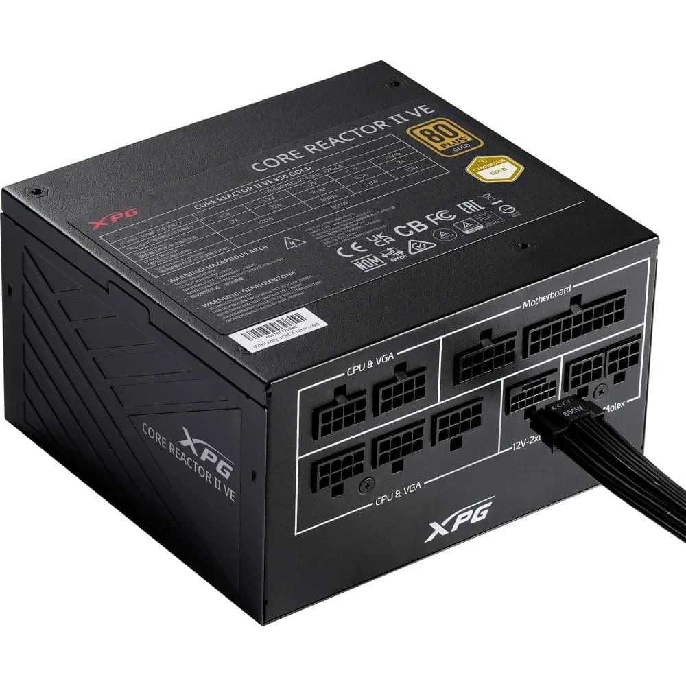 Блок питания XPG COREREACTORIIVE850G-BKCEU