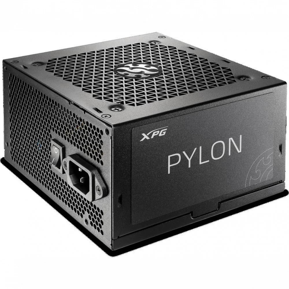 Блок питания, XPG, Pylon PYLON750B-BKCEU, 750W, ATX, Bronze, 20+4 pin, 1*4+4 pin, 1*8 pin, 8*Sata, 3*Molex, 4*PCI-E 6+2 pin, Вентилятор 12 см, Кабель питания, Чёрный