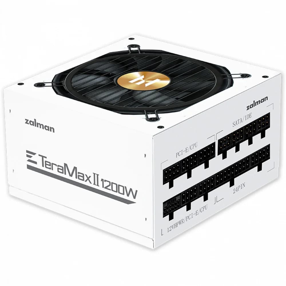 Zalman ZM1200-TMX2, 1200W, ATX12V v2.52, APFC, 12cm Fan, 80+ Gold Gen5, Full Modular, Retail