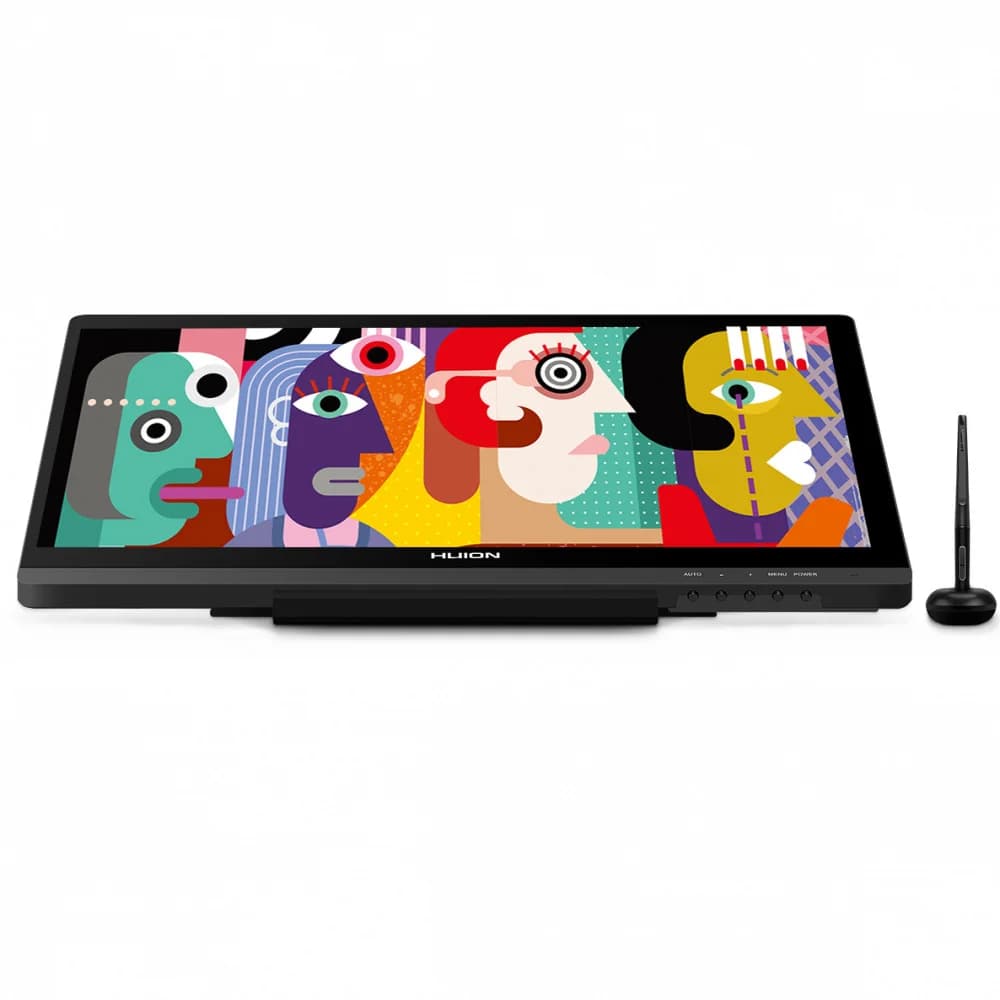 Графический планшет Huion Kamvas 20, 17"x9", беcпроводное перо, подставка