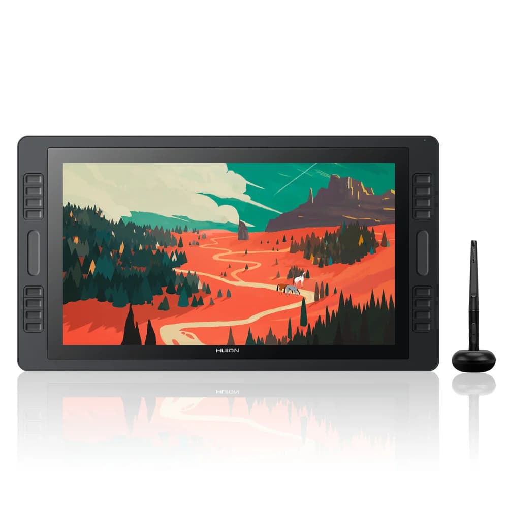 Графический планшет Huion Kamvas Pro 20 (GT1901) Графический планшет/монитор, Huion, Kamvas Pro 20 (GT1901), 19.5", Разрешение 1920х1080, Яркость 250cd/m2, Матрица IPS, 5080 lpi, Чувствительность к