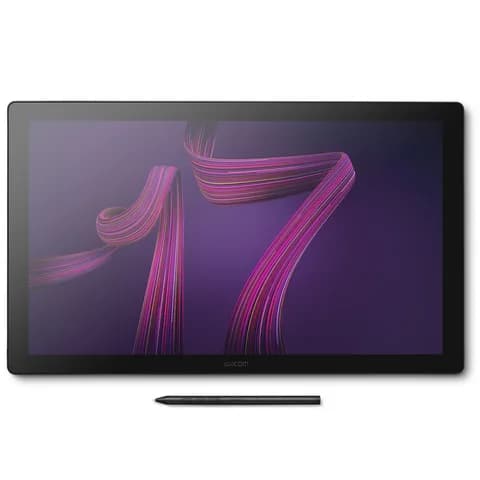 Графический планшет, Wacom, Cintiq Pro 17 (DTH172K0B), Разрешение 3840 x 2160 (4K UHD), Чувствительность к нажатию 8192, Интерфейс USB-С и HDMI, Размер 410*266*22 мм, Чёрный