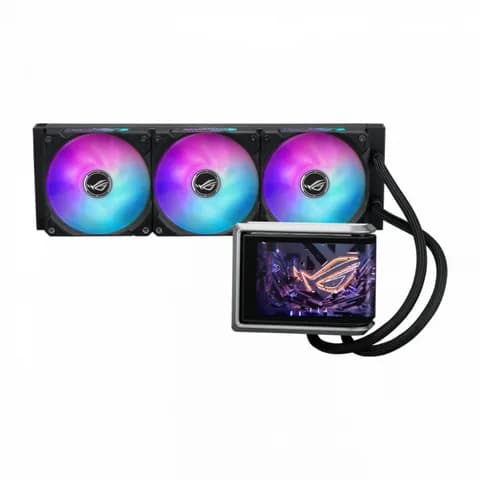 Водяное охлаждение CPU Asus ROG RYUO IV 360 ARGB, 3x120mm Liquid CPU Cooler, AMOLED-display, Black