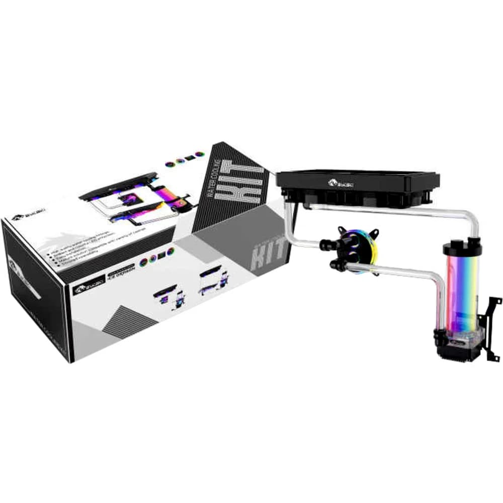 Набор СВО Bykski B-HTRGB-KIT CPU240-X Intel LGA 115x, Intel LGA 20xx, Black