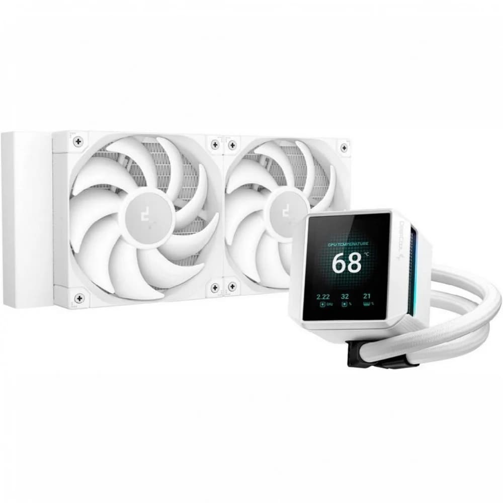 Жидкостная система охлаждения Deepcool MYSTIQUE 240 WH R-LX240-WHDSNMP-G-1