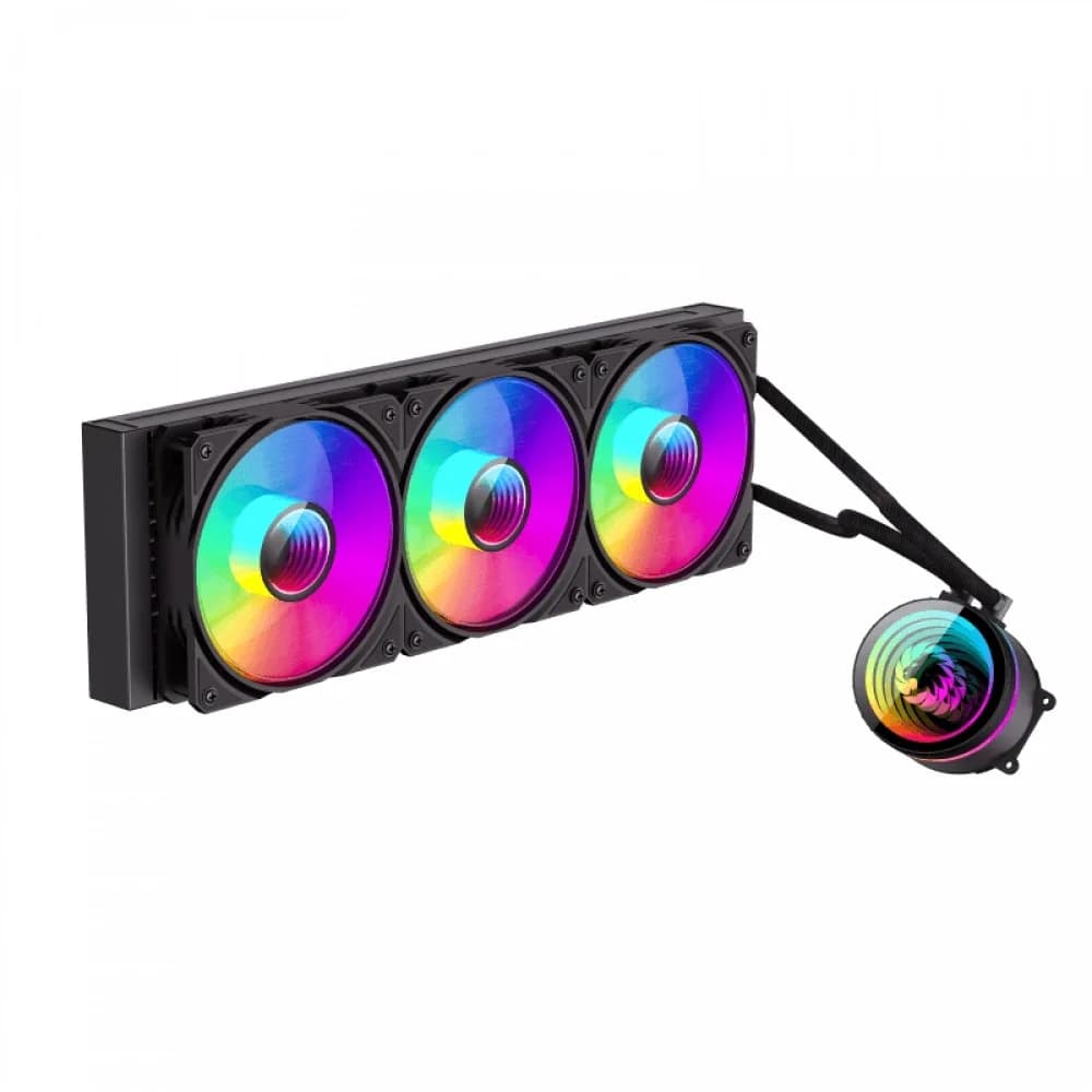 Жидкостная система охлаждения GameMax IceBurg Infinity 360 < LGA115X/17xx/1366/2011, TDP300W>