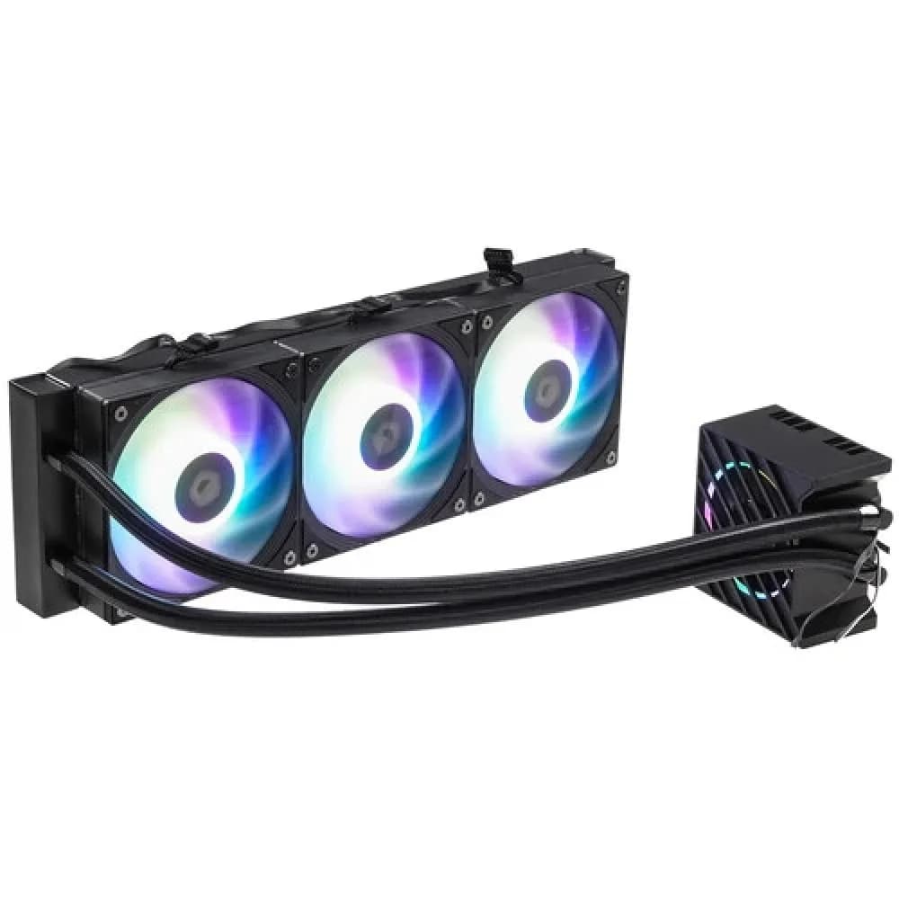 Система водяного охлаждения ID-Cooling Dashflow 360 XT Pro ARGB Soc-AM5/AM4/1200/1700/1851 черный 4-pin 16-34dB Al+Cu 350W Ret