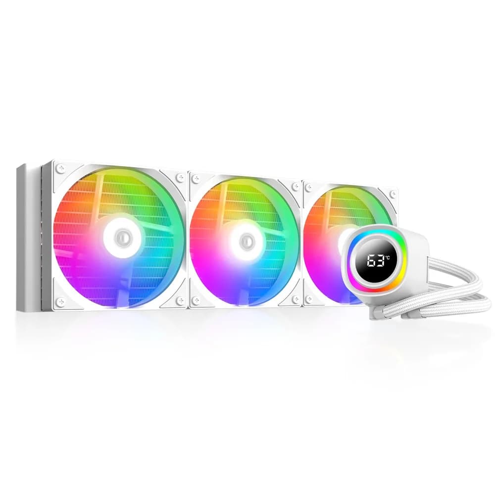 СЖО ID-Cooling FX360 TD White, LGA115X/1200/1700/1851/AMD