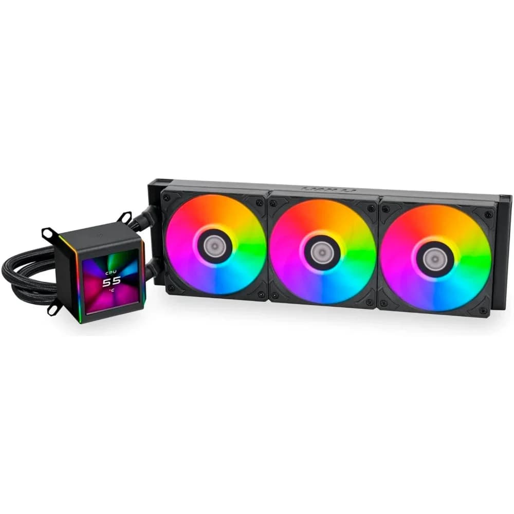 Система водяного охлаждения Lian-Li GA II LCD 360 Soc-AM5/AM4/1151/1200/1700 черный Al+Cu Ret