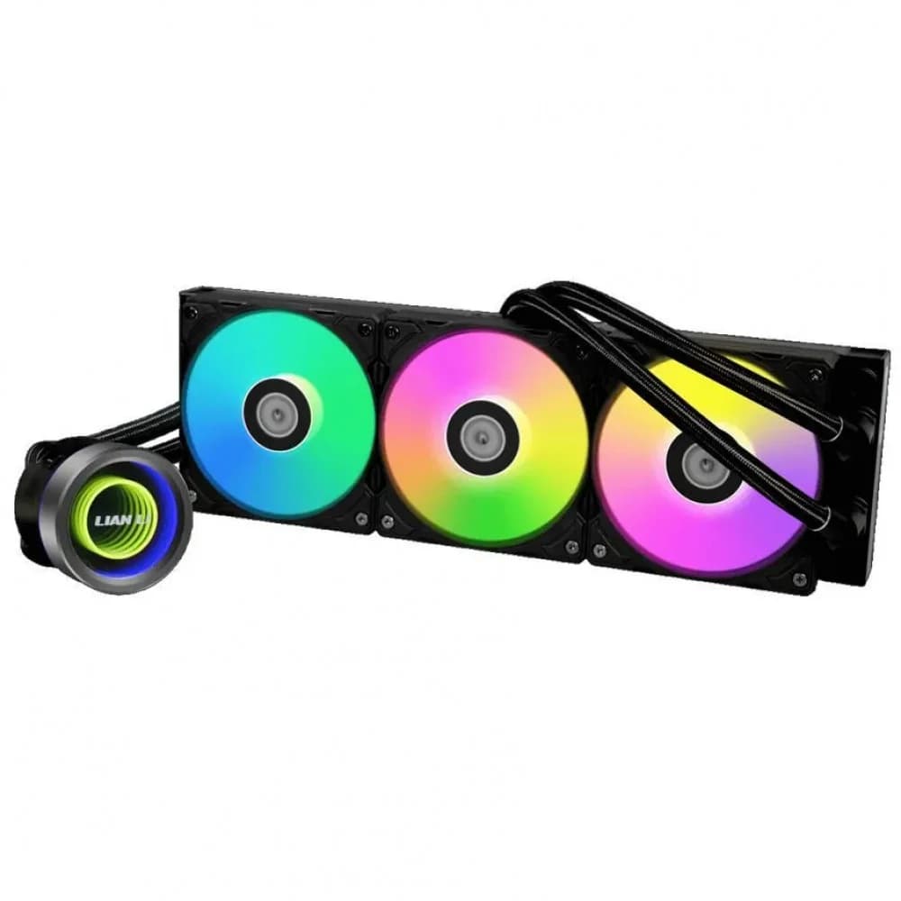 СЖО Lian Li Galahad II Trinity 360, S115X/1200/1700/AM4/AM5, 3x12cm, 3+4pin+SATA, 2450rpm, 30dB