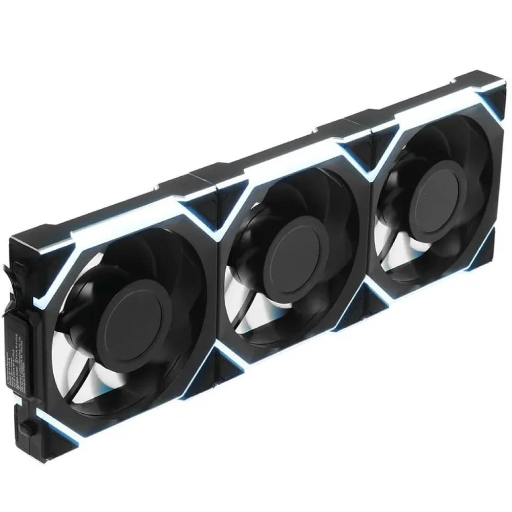 Вентилятор для корпуса Lian Li UNI FAN SL WIRELESS LCD Reverse Blade 3x120mm Black G99.12RSLLCD1W3B.00