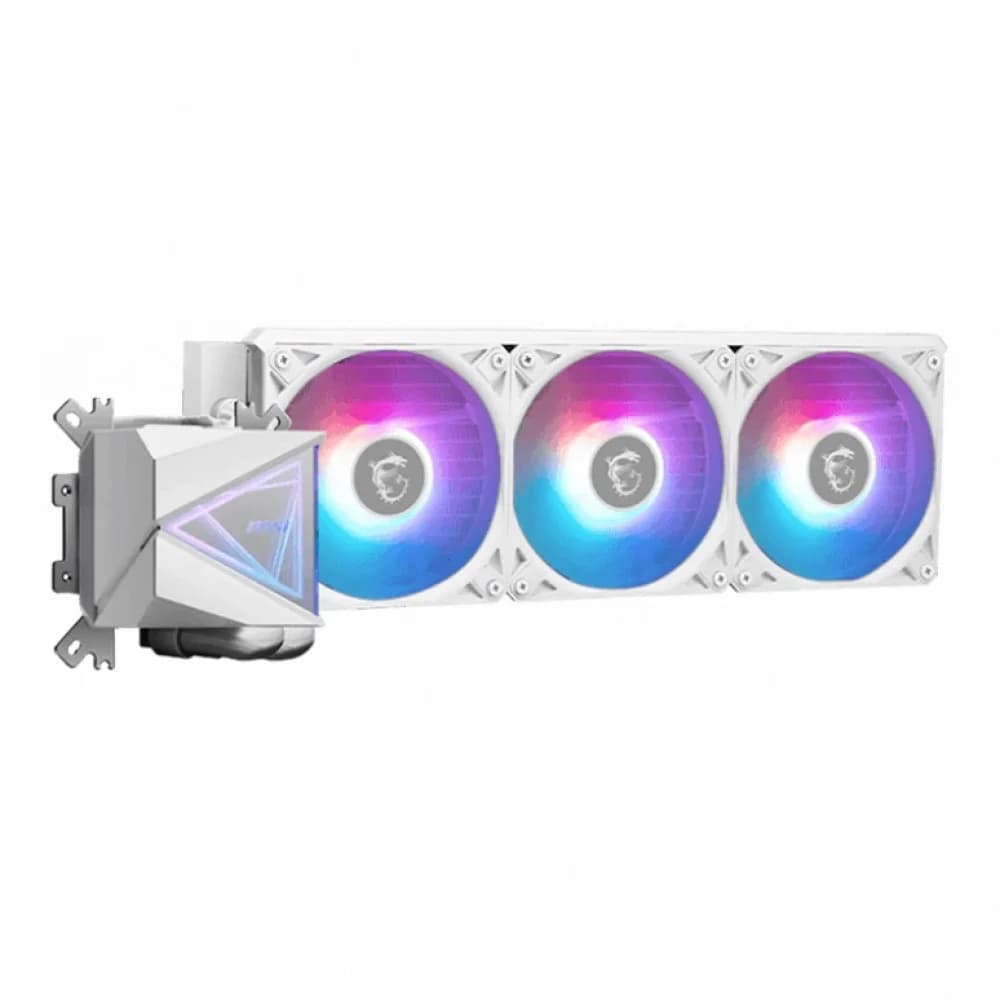 Водяное охлаждение для CPU MSI MAG CORELIQUID I360 WHITE Socket Intel/AMD, ARGB, 3pin, Fan 3x120см