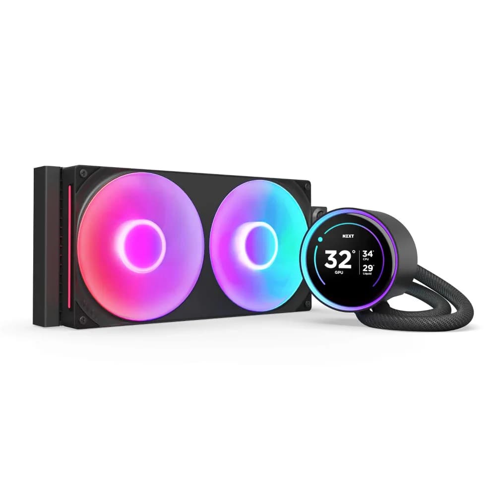Кулер с водяным охлаждением, NZXT, Kraken Elite 280 RGB V2, RL-KR28E-B2, Черный