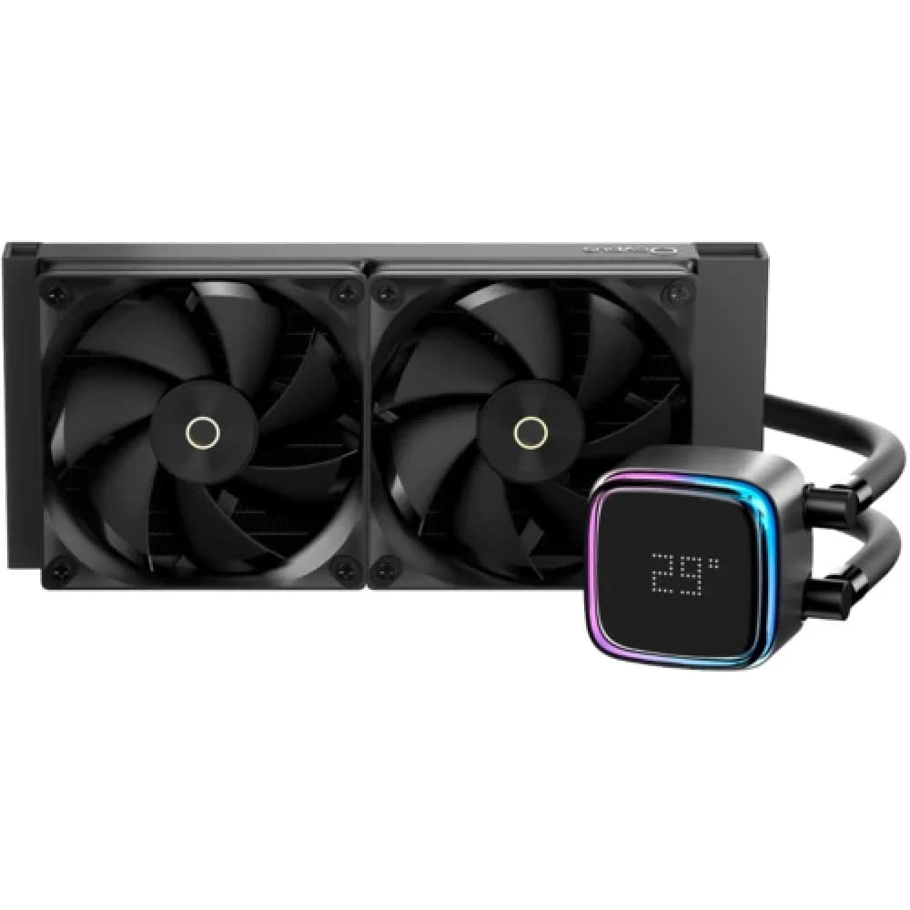 Жидкостная система охлаждения Ocypus Iota L24 BK ARGB Black 280W/ All Intel/ AMD AM*/ Digital display / Screws