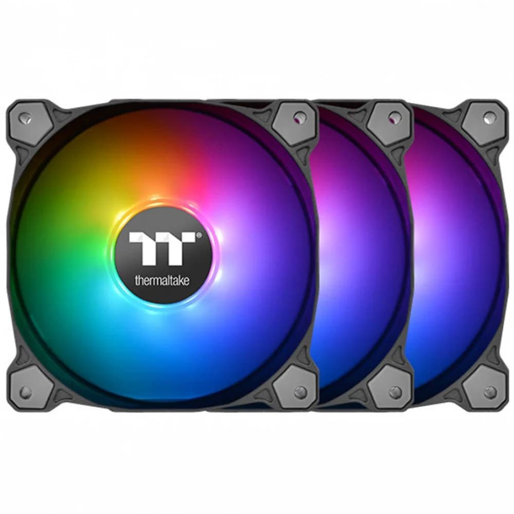 Thermaltake Cooler Pure 12 ARGB Sync Case Fan 3 Pack/12025/500~1500RPM/PWM/9 LED/5V addressable/MB SYNC & hardware control