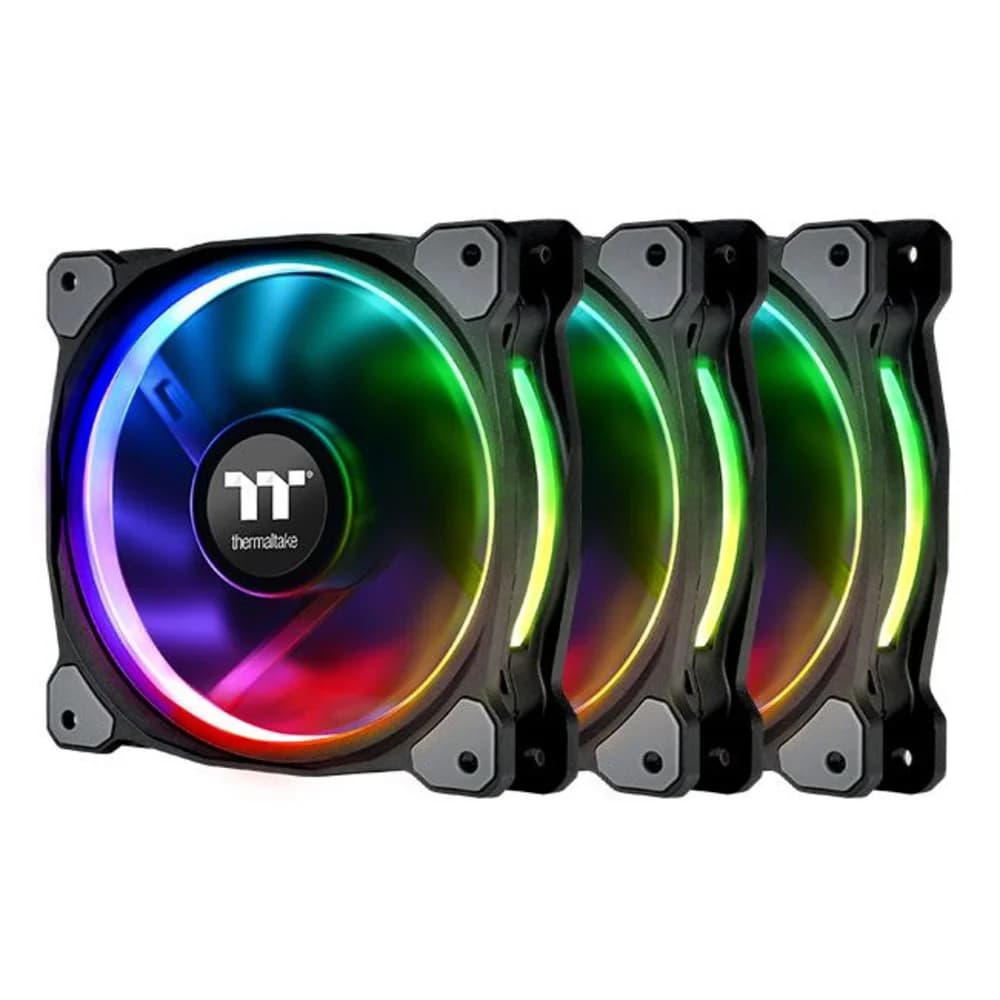 Thermaltake Cooler Riing Plus 14 RGB Radiator Fan TT Premium Edition 3 Pack/Fan/14025/PWM 500~1400rpm/LED software control