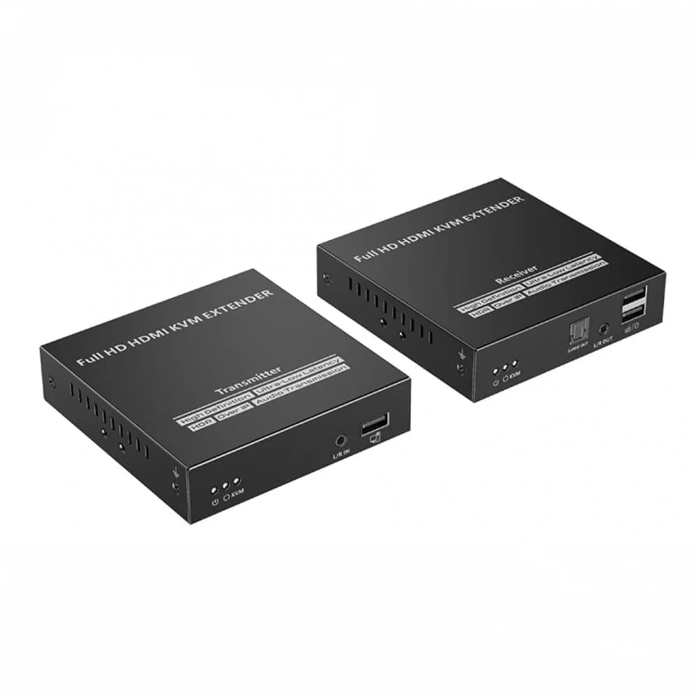 Удлинитель HDMI + KVM, Lenkeng, LKV562KVM, (4K, 120m)
