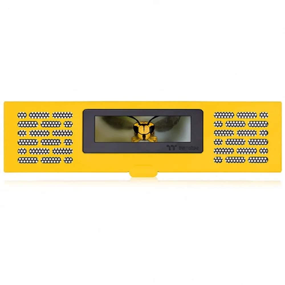 Панель LCD, Thermaltake, The Tower 200 Bumblebee, AC-067-OO4NAN-A1, 3.9", 128 x 480 (RGB), Желтый