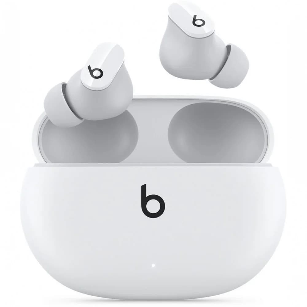 Гарнитура вкладыши Beats Studio Buds True Wireless Noise Cancelling белый беспроводные bluetooth в ушной раковине (MJ4Y3EE/A)