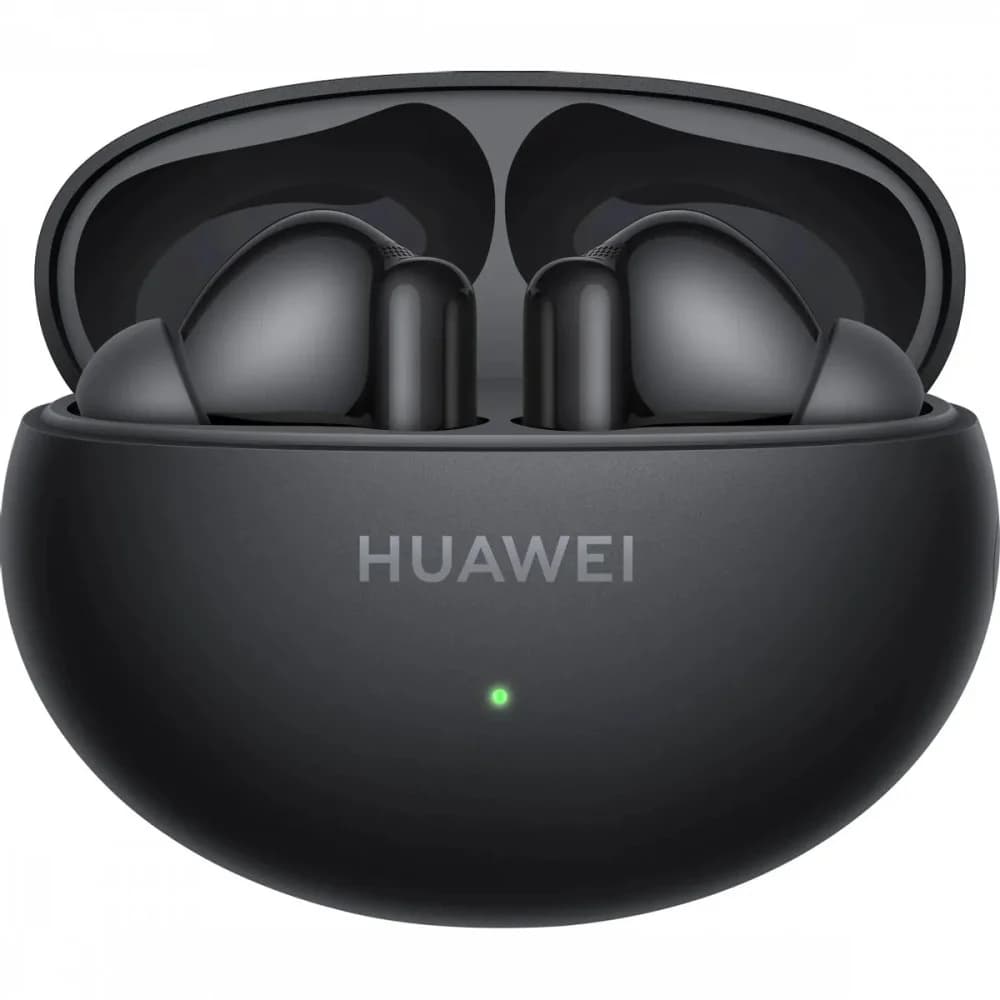 Беспроводные наушники, Huawei, FreeBuds 6i T0019, 10 Гц - 40 кГц, каждый наушник около 4,9 г, 55 мАч (один наушник), 410 мАч (кейс), Bluetooth 5.2, Type-C, (Black) Чёрный