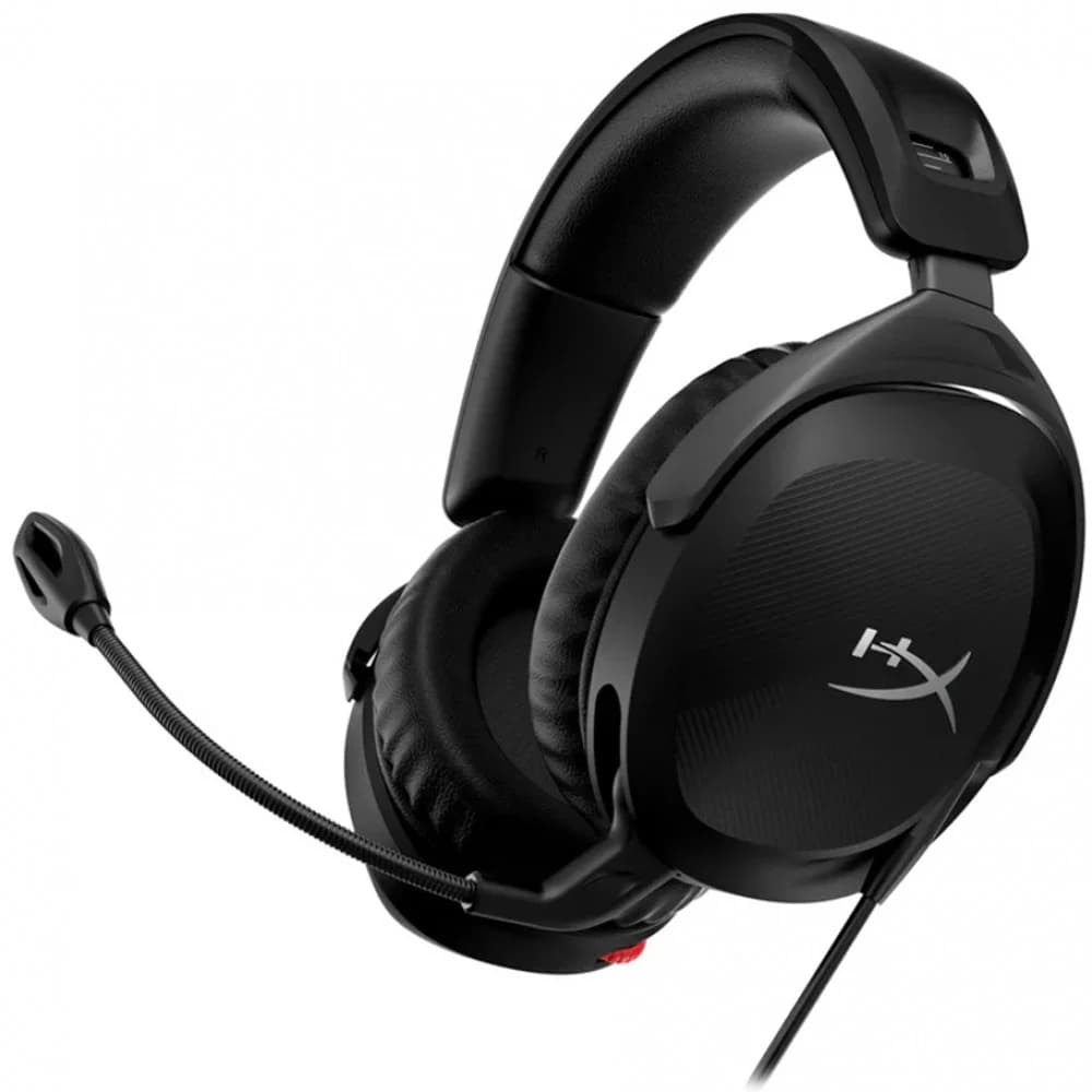 Гарнитура, HyperX, 519T1AA, Cloud Stinger 2 Wired, Микрофон поворотный гибкий, Динамики 50 мм, 97,5 дБ, 10Гц–28кГц, DTS Headphone:X, Чёрный, Цветная коробка