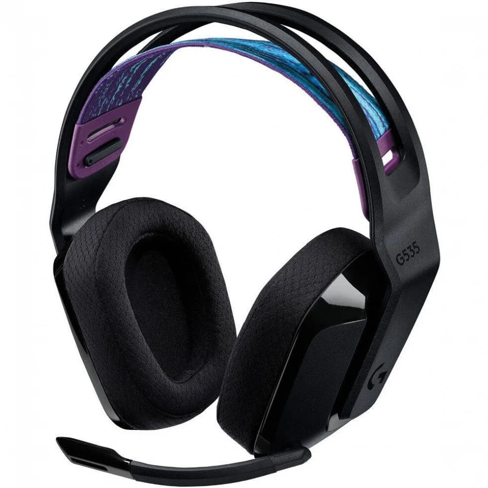 Гарнитура Logitech G535 LightSpeed, 20Hz-20kHz, 32 Om, 87.5dB, mic 100Hz-10kHz, USB, Black
