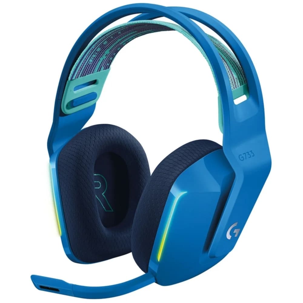 Гарнитура беспроводная игровая Logitech G733 LIGHTSPEED Wireless RGB Gaming Headset - BLUE - 2.4GHZ - N/A - EMEA (M/N: A00125 / A-00080)