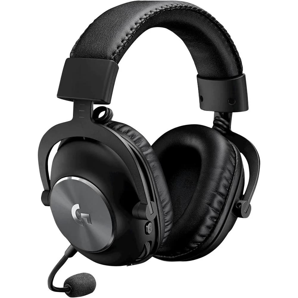 Наушники с микрофоном Logitech Pro X LIGHTSPEED черный мониторные BT оголовье (981-000907)