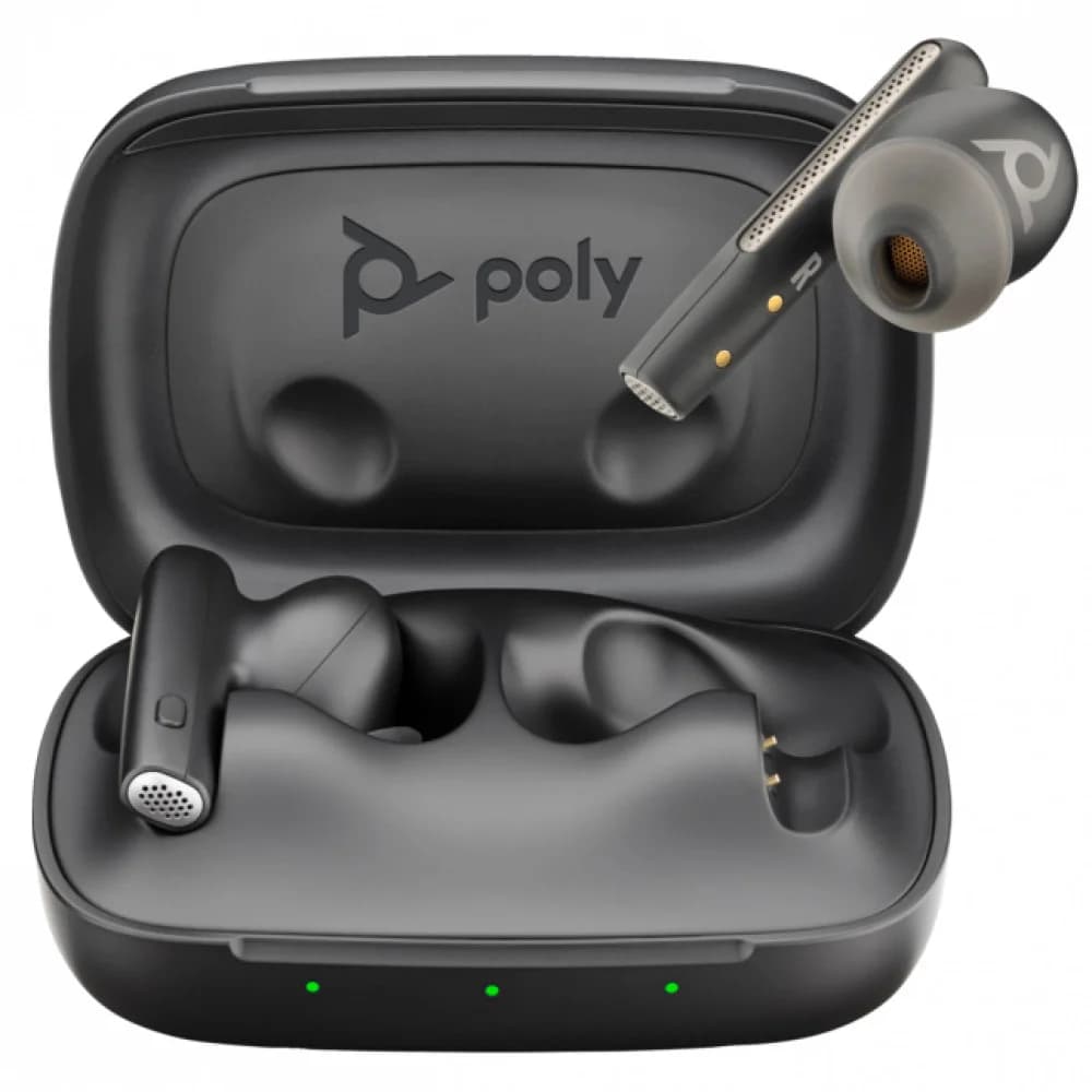 Наушники Poly/Voyager Free 60 UC Carbon Black Earbuds +BT700 USB-A Adapter +Basic Charge Case