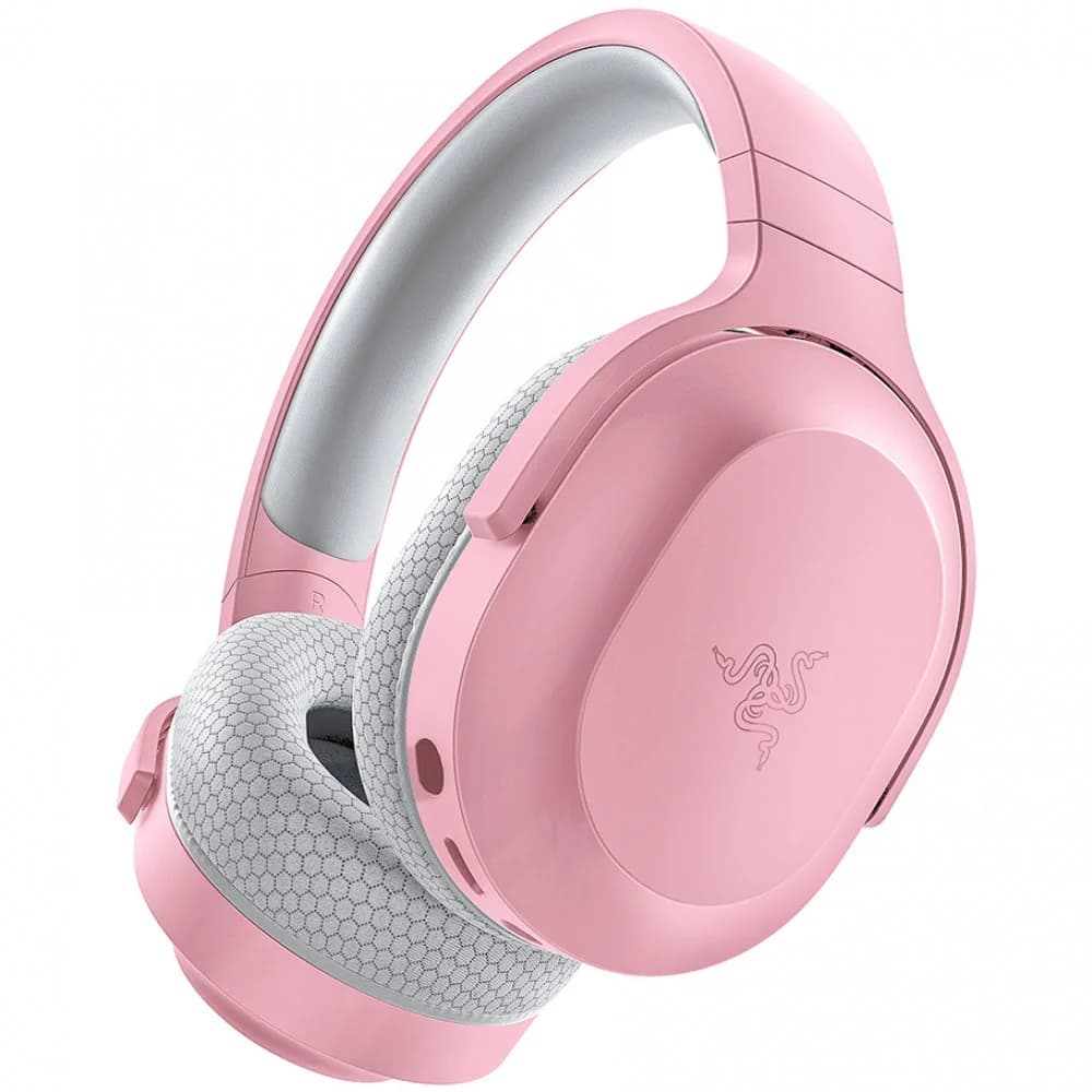 Гарнитура, Razer, Barracuda X 2022, RZ04-04430300-R3M1, Беспроводные, Микрофон съемный, 20 - 20 000 Гц, Динамики 40 мм, 30 Ом, USB-C, Розовый