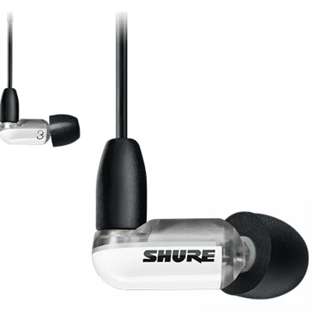 Наушники SHURE Внутриканальные проводные наушники Aonic 3 с гарнитурой, цвет белый
