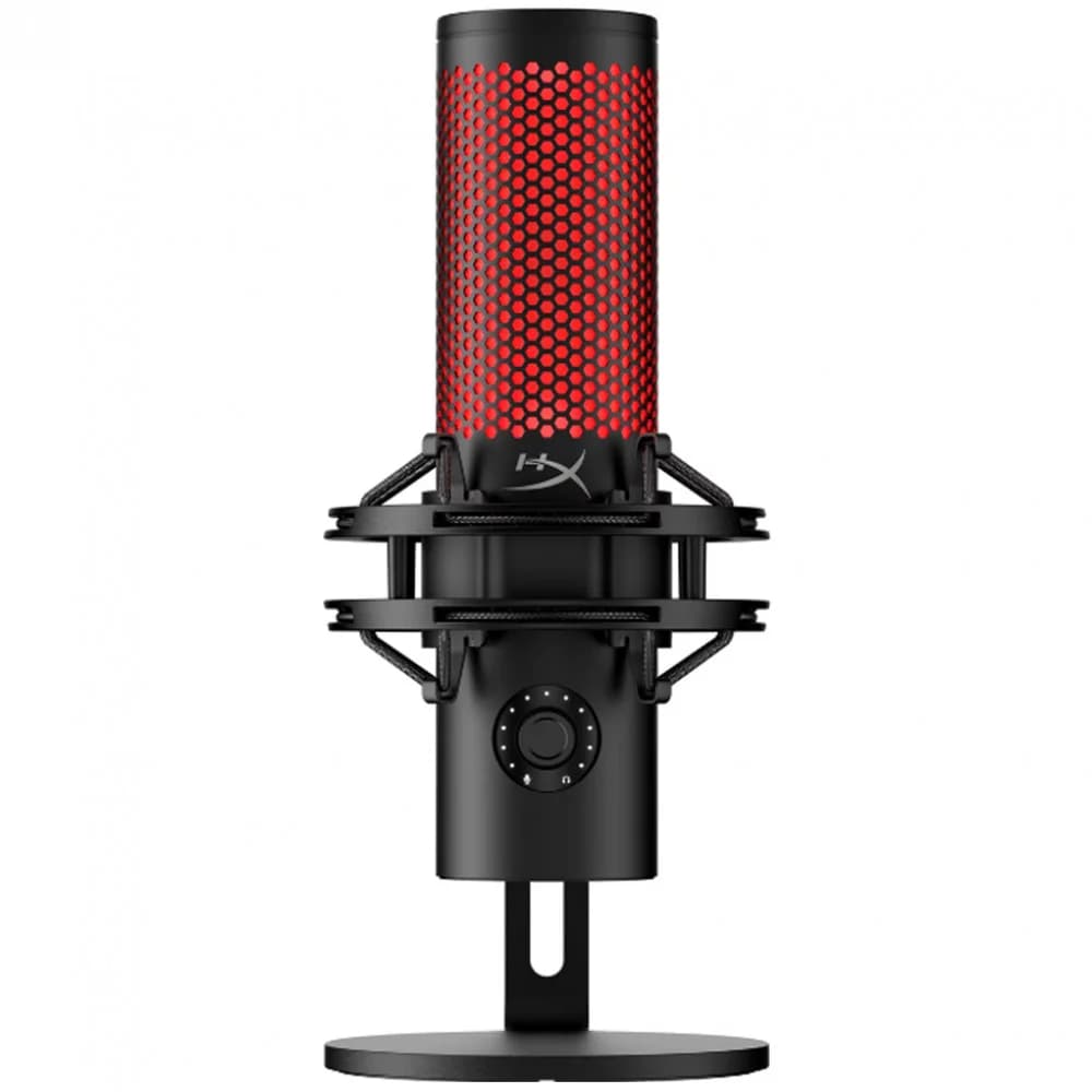 Микрофон, HyperX, 872V1AA, QuadCast 2, конденсаторный, 48кГц/16 бит, 20Гц-20кГц, -6дБ, USB, Черный