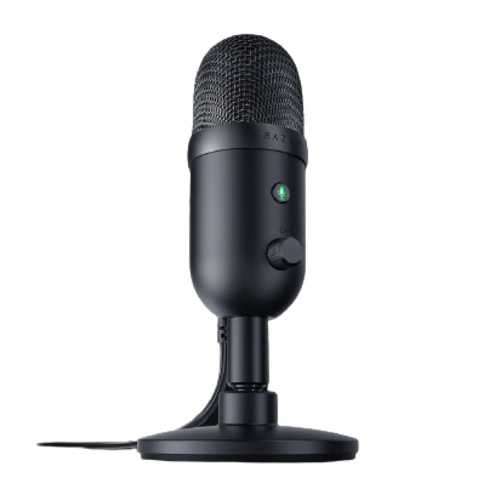 Микрофон, Razer, Seiren V2 X, RZ19-04050100-R3M1, Конденсаторный микрофон 25 мм, Суперкардиоидная диаграмма направленности, частота дискретизации: 96 кГц, от 20 Гц до 20 кГц, USB-кабель длиной 1,8 м