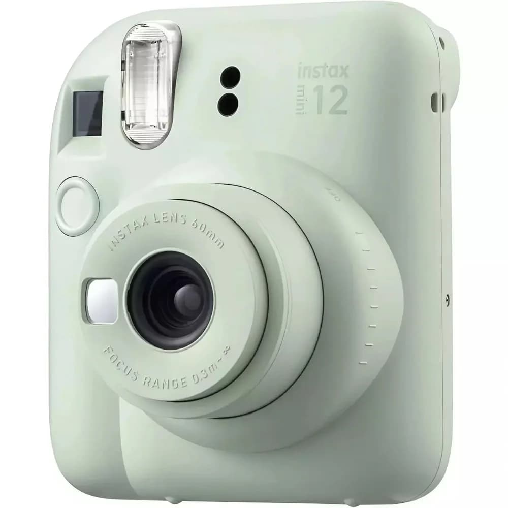 Фотоаппарат моментальной печати FUJIFILM INSTAX MINI 12 BUNDLE СLEAR CASE + L10PK (MINT GREEN)