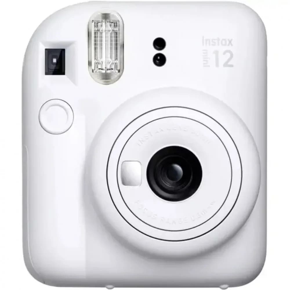 Фотоаппарат моментальной печати FUJIFILM INSTAX MINI 12 BUNDLE СLEAR CASE + L20PK (CLAY WHITE)