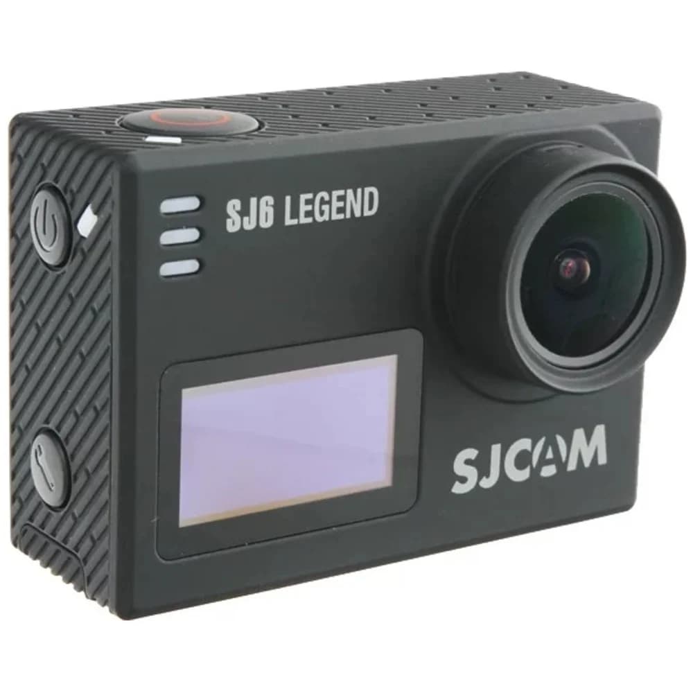 Экшн-камера, SJCAM, SJ6 LEGEND, 4K/30fps, 1080P/60fps, Panasonic MN34120PA 16 МП 166°, Wifi 10 м/ 2.4GHz, Gyro Anti-shake, Slow motion, Чипсет NTK 96660, 1000mAh, 2" сенсорный дисплей, Чёрный
