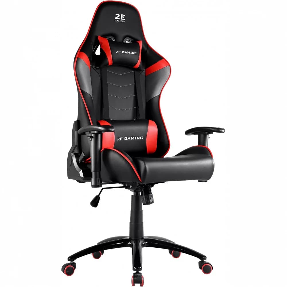 Игровое кресло 2E GAMING Chair BUSHIDO Черный-Красный (2E-GC-BUS-BKRD)