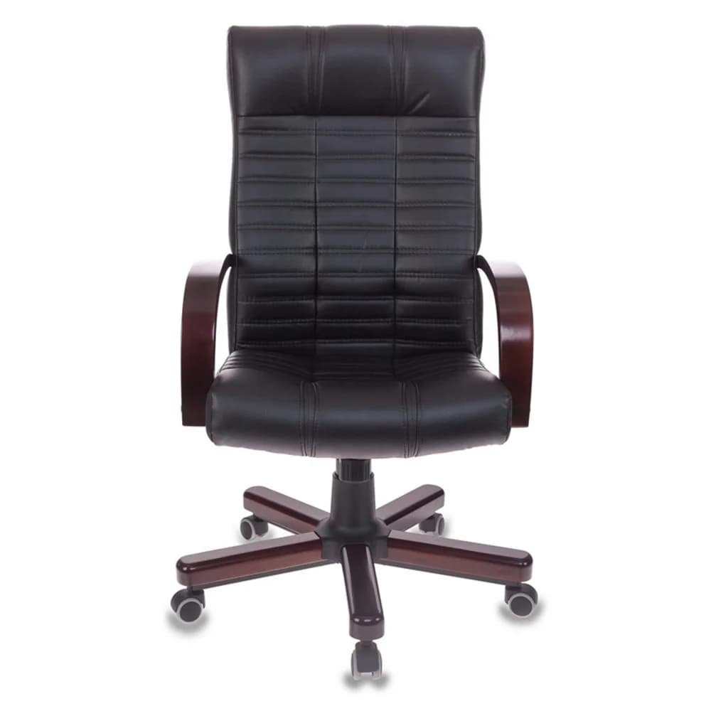 Кресло руководителя Бюрократ KB-10/WALNUT черный искусственная кожа крестовина металл